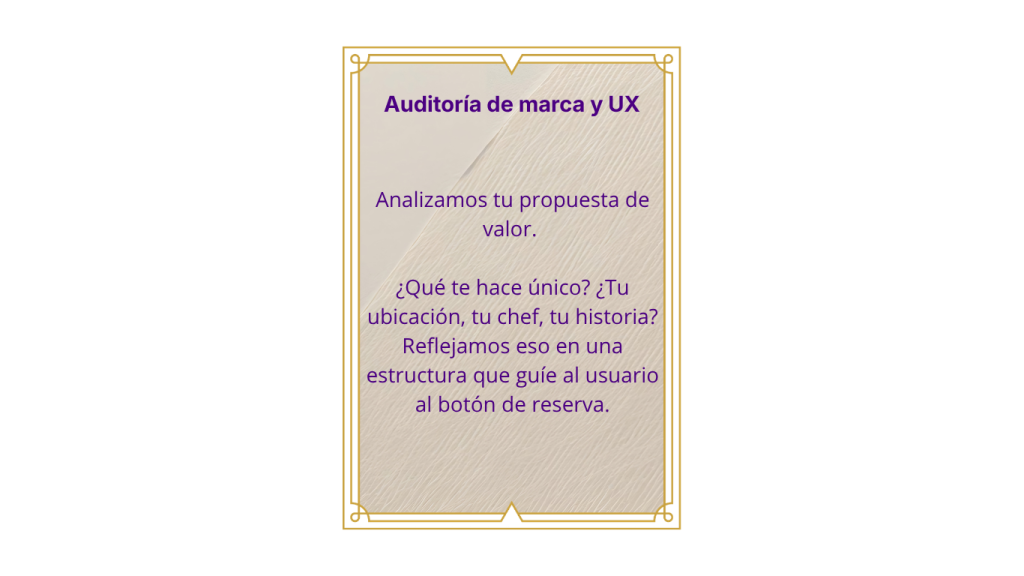 Auditoría Marca UX